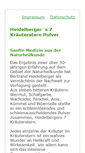 Mobile Screenshot of kraeuterstern.de